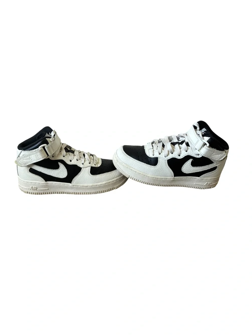 Nike Women’s White and Black High-Top Sneakers